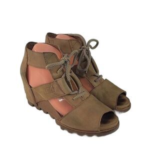 Sorel Joanie Lace‎ Tie Wedge Women's Sandals
